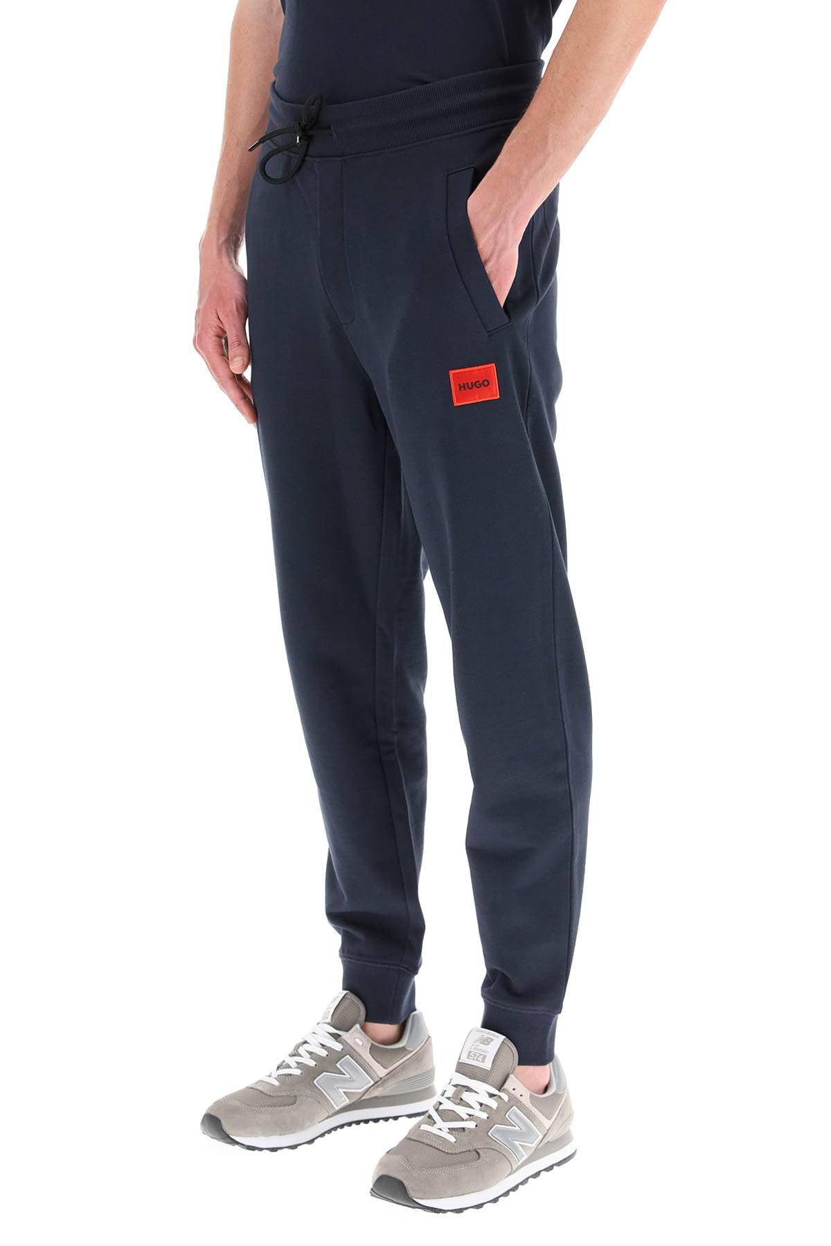 Hugo logo patch sweatpants