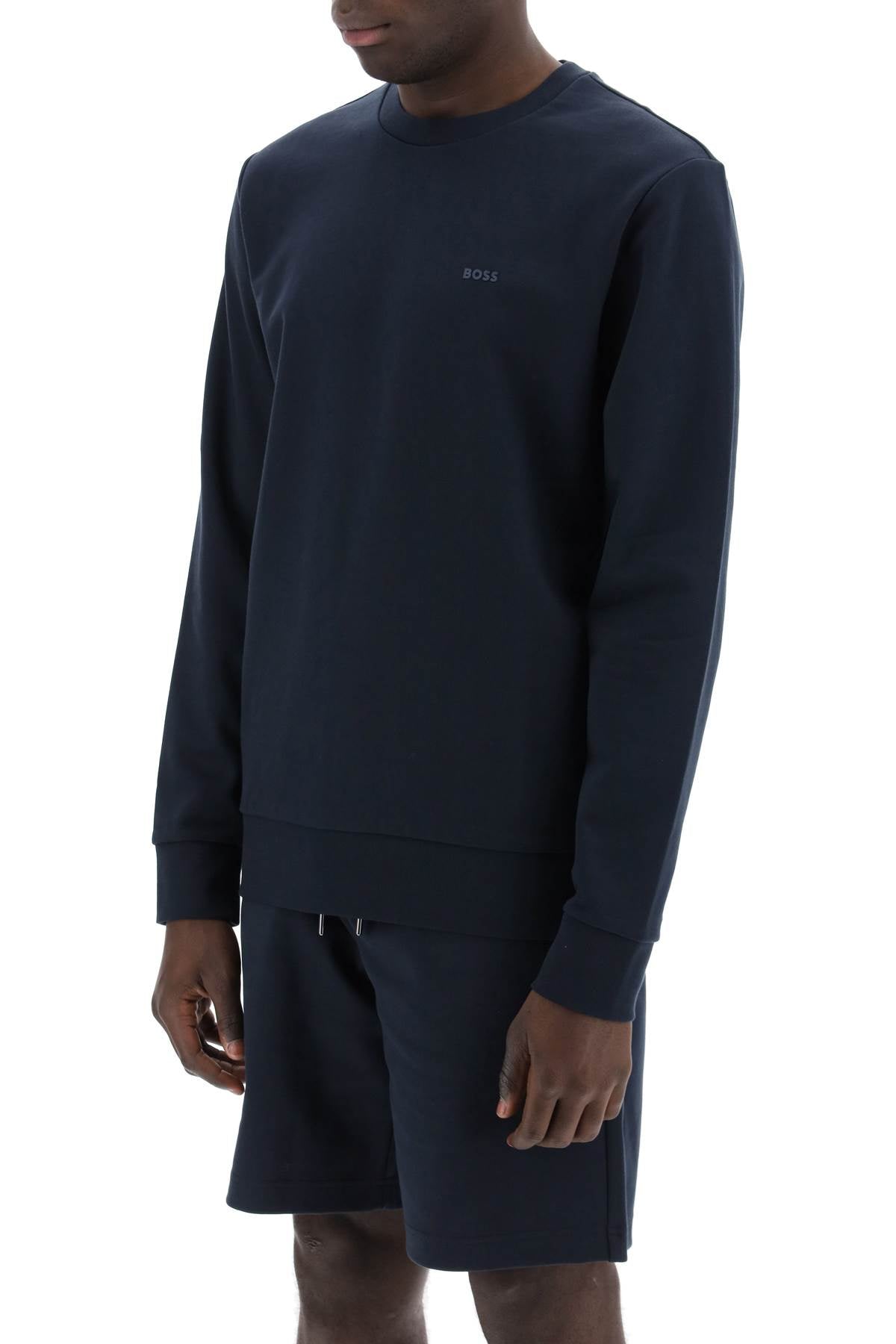 Boss french terry crewneck sweatshirt