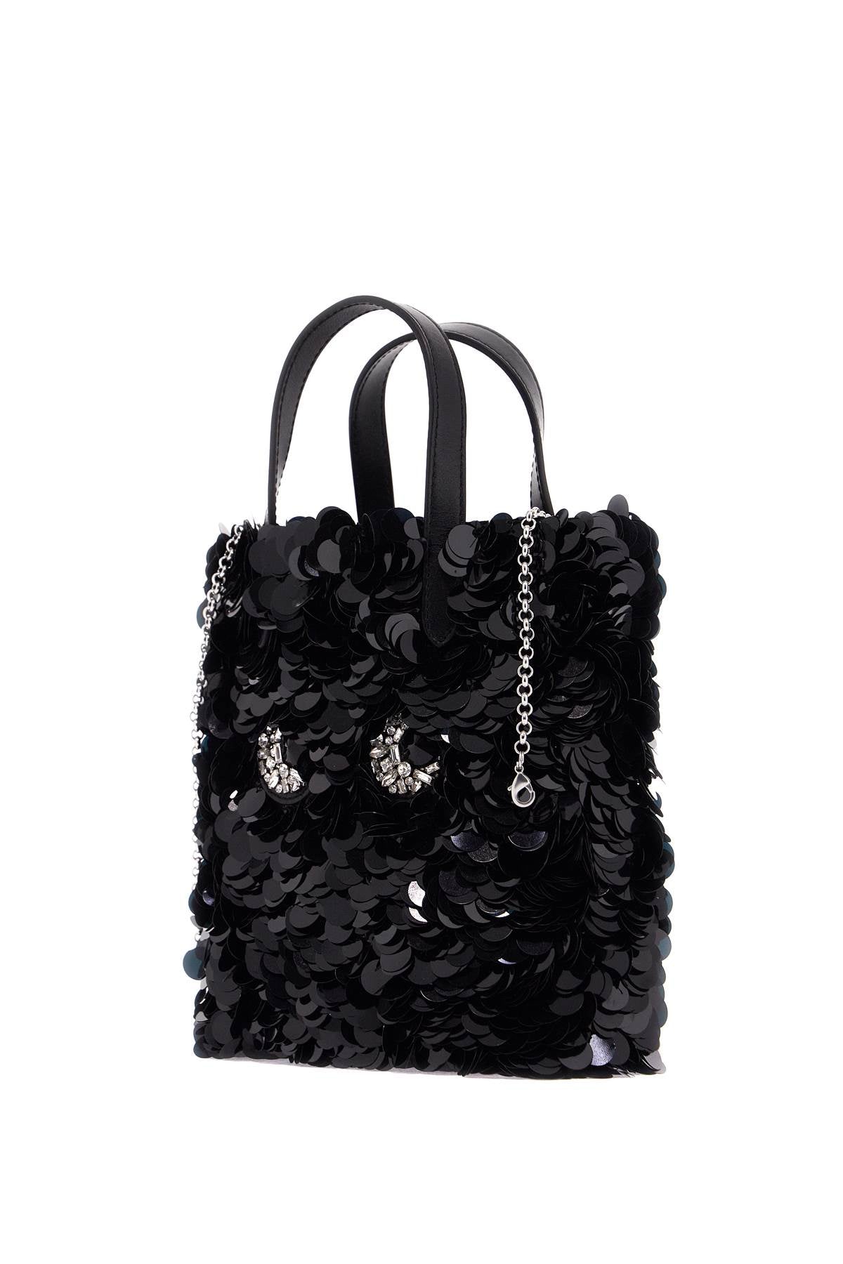 Anya Hindmarch mini tote bag with sequin eyes design in