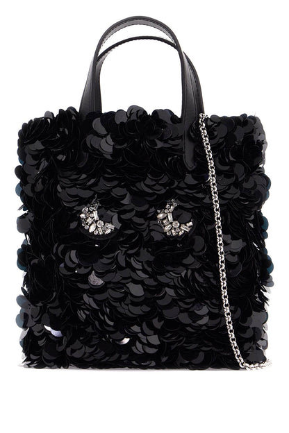 Anya Hindmarch mini tote bag with sequin eyes design in