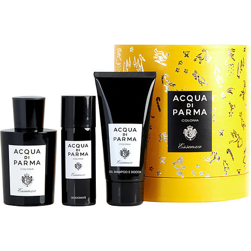 ACQUA DI PARMA ESSENZA - EAU DE COLOGNE SPRAY 3.3 OZ & SHOWER GEL 2.5 OZ & DEODORANT SPRAY 1.7 OZ