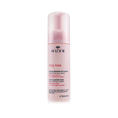 Nuxe - Very Rose Light Cleansing Foam - For All Skin Types  --150ml/5oz