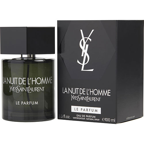 LA NUIT DE L'HOMME YVES SAINT LAURENT LE PARFUM - EAU DE PARFUM SPRAY 3.3 OZ (NEW PACKAGING)