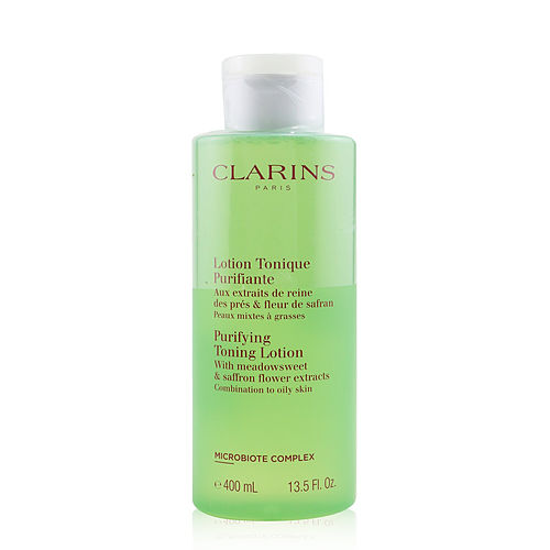 Clarins - Purifying Toning Lotion with Meadowsweet & Saffron Flower Extracts - Combination to Oily Skin  --400ml/13.5oz