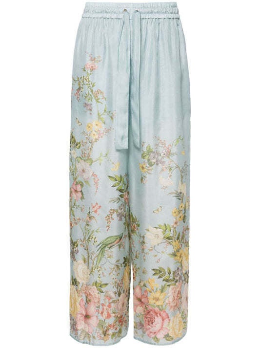 Zimmermann Trousers Clear Blue