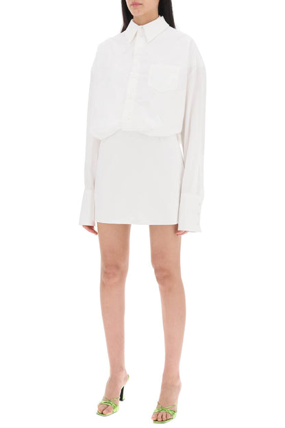 Interior nuno mini shirt dress