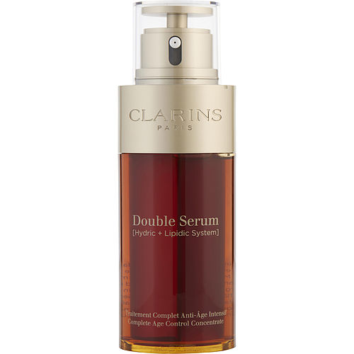 Clarins - Double Serum (Hydric + Lipidic System) Complete Age Control Concentrate --75ml/2.5oz