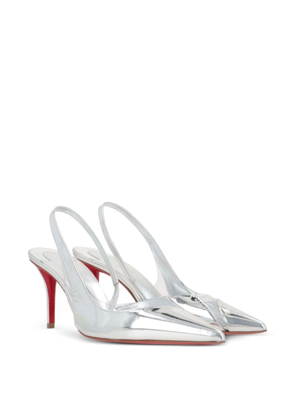 Christian Louboutin With Heel Silver