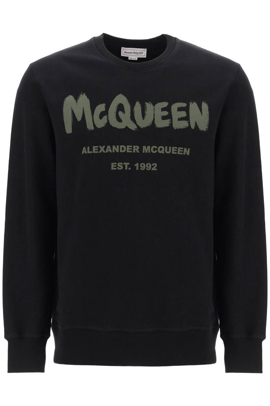 Alexander Mcqueen mcqueen graffiti sweatshirt