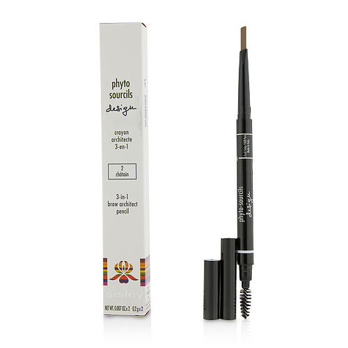 Sisley - Phyto Sourcils Design 3 In 1 Brow Architect Pencil - # 2 Chatain  --2x0.2g/0.007oz