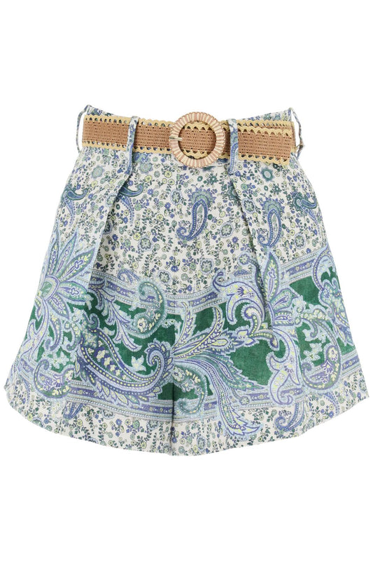 Zimmermann Tuck Ottie Shorts   White