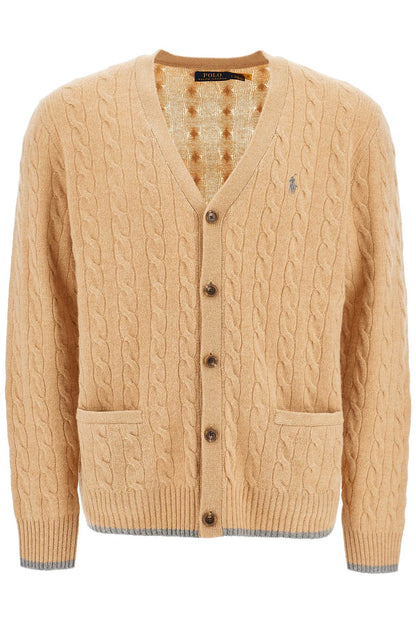 Polo Ralph Lauren wool and cashmere braided cardigan