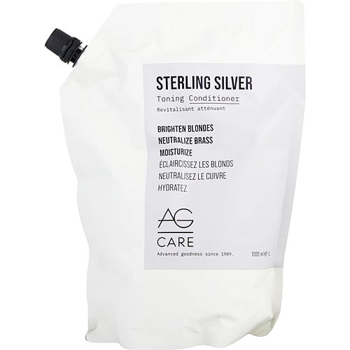 AG HAIR CARE - STERLING SILVER TONING CONDITIONER REFILL 33.8 OZ