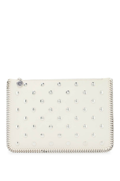 Stella McCartney falabella studded pouch with