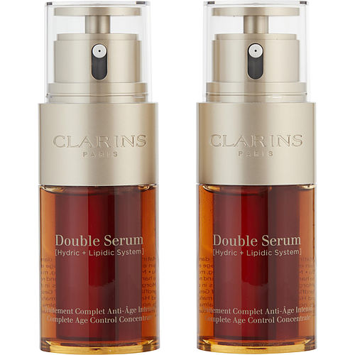 Clarins - Travel Set: 2 x Double Serum Complete Age Control Concentrate 30ml/1oz --2 pcs