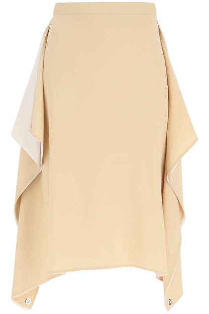 Burberry 'thea' silk midi skirt