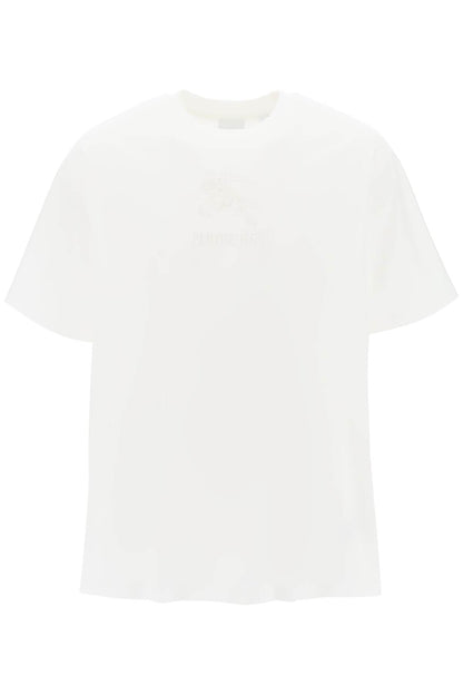 Burberry tempah t-shirt with embroidered ekd