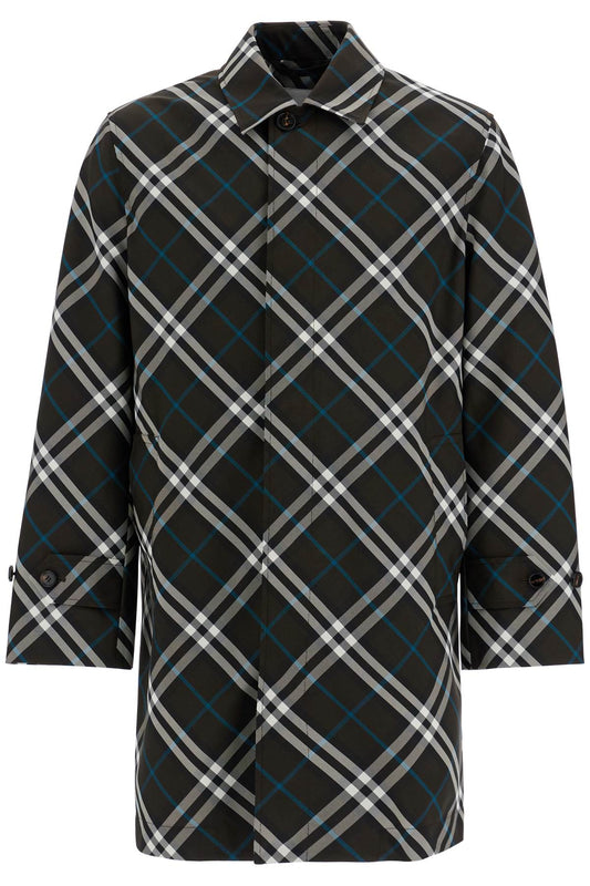 Burberry ered\n\n'checkered nylon car coat