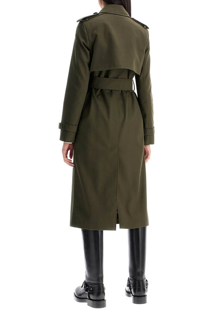 Burberry double-breasted trench coat with