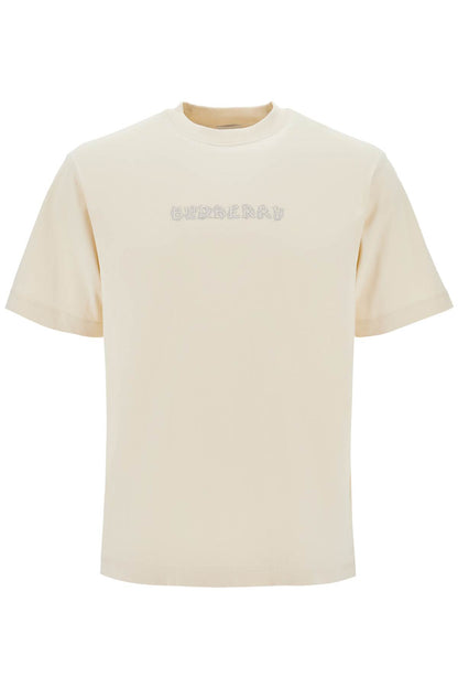 Burberry paisley logo print t