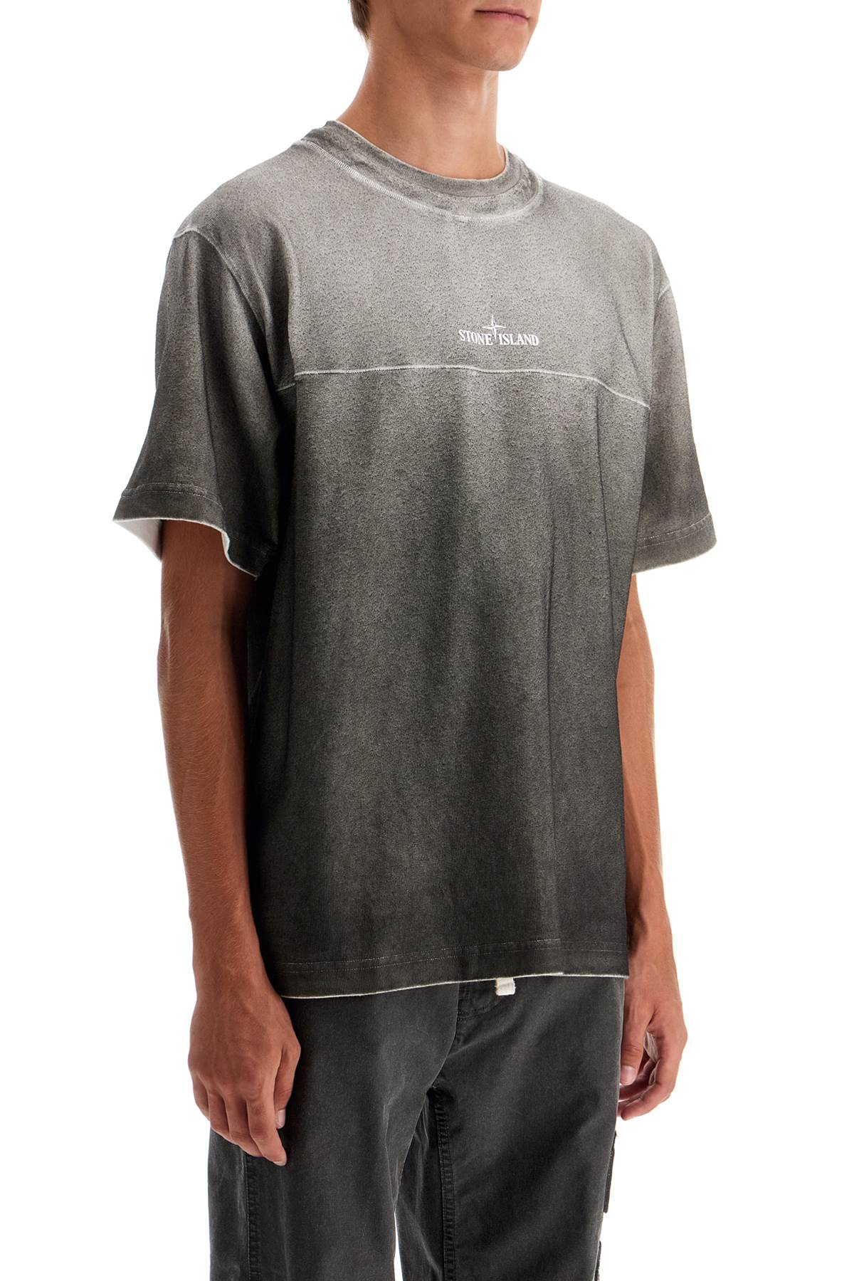 Stone Island cotton blend gradient t-shirt