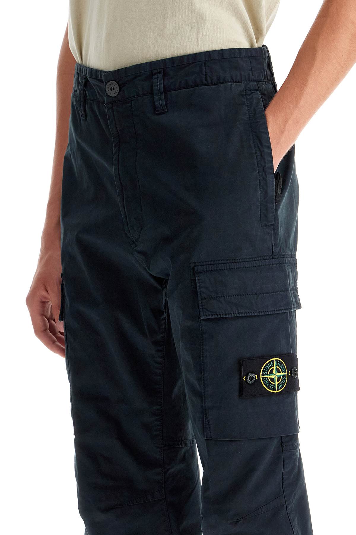 Stone Island cargo twill stretch-tc pants