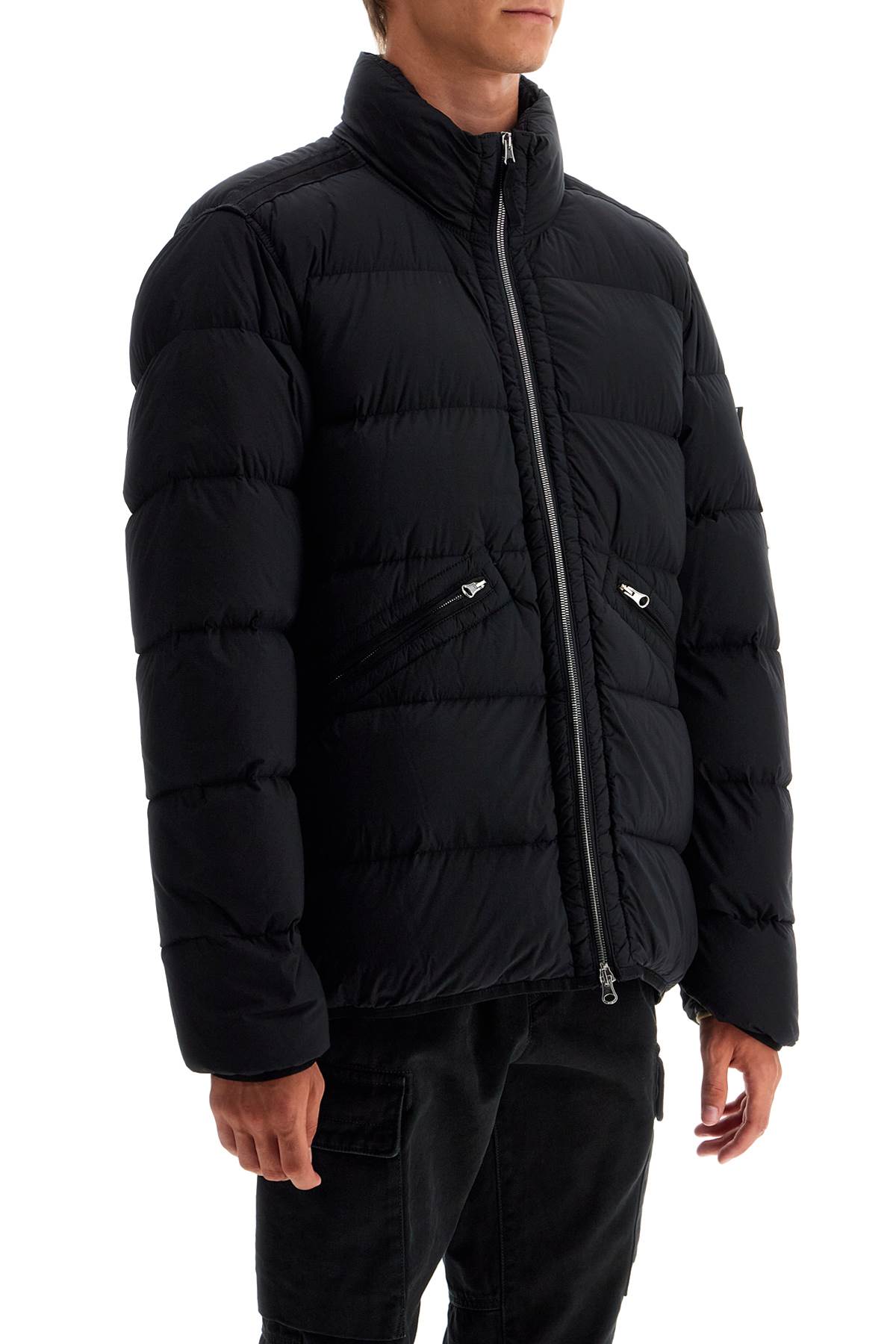 Stone Island nylon stretch down jacket