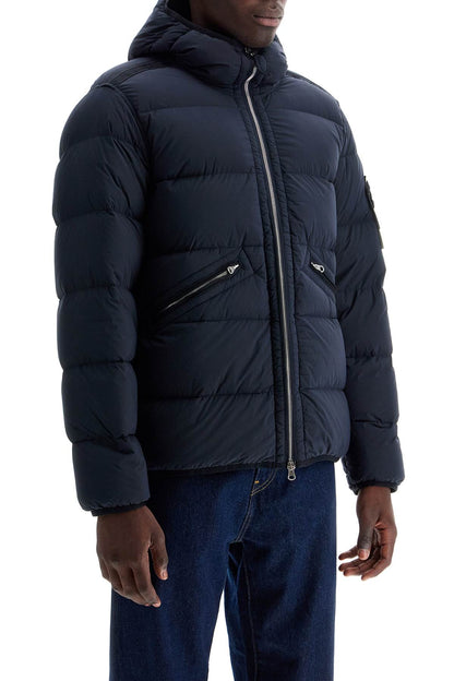 Stone Island hooded puffer jacket in seamless tunnel nylon