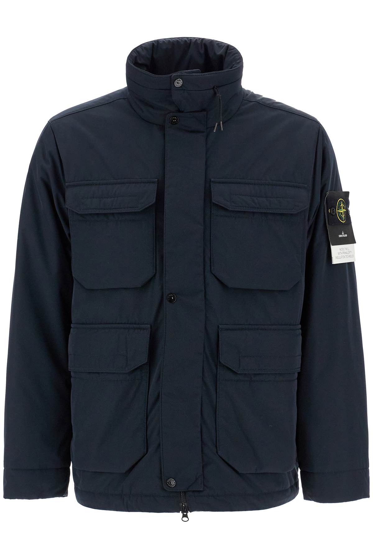 Stone Island multi-pocket micro twill jacket