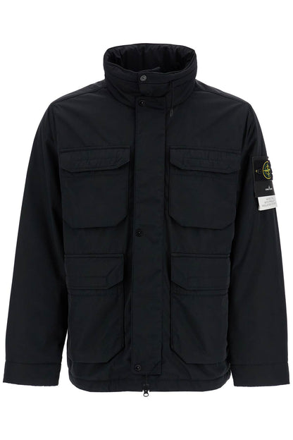 Stone Island micro twill coat jacket for