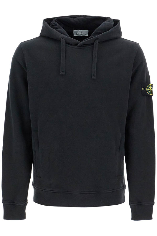 Stone Island organic cotton hoodie with hood