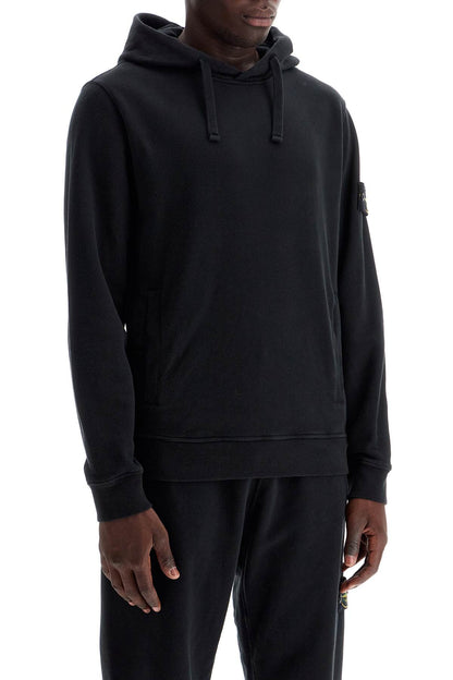 Stone Island organic cotton hoodie with hood