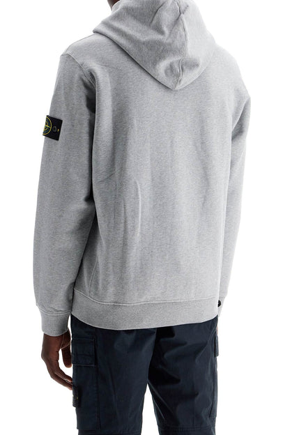 Stone Island organic cotton hoodie with hood