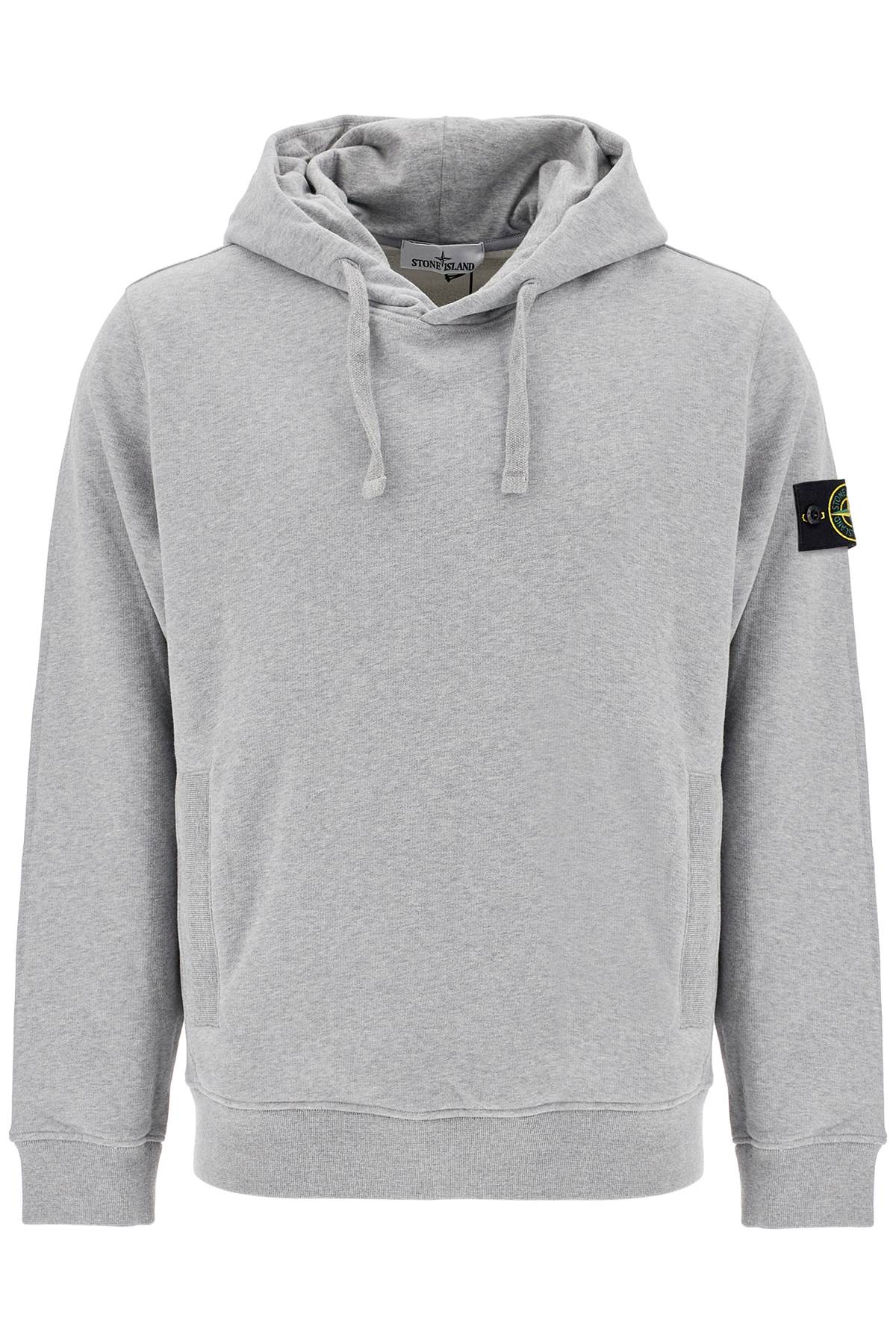 Stone Island organic cotton hoodie with hood