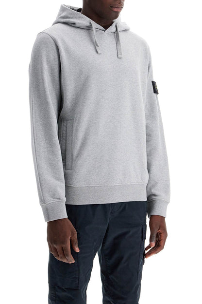 Stone Island organic cotton hoodie with hood