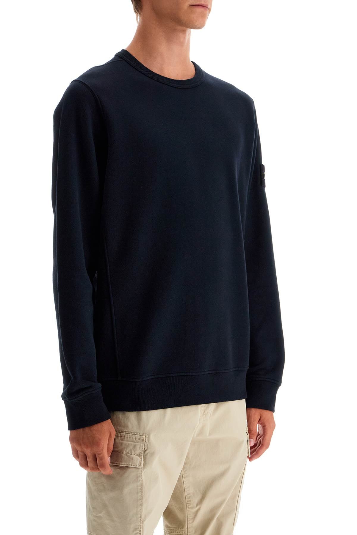 Stone Island organic cotton crewneck sweatshirt