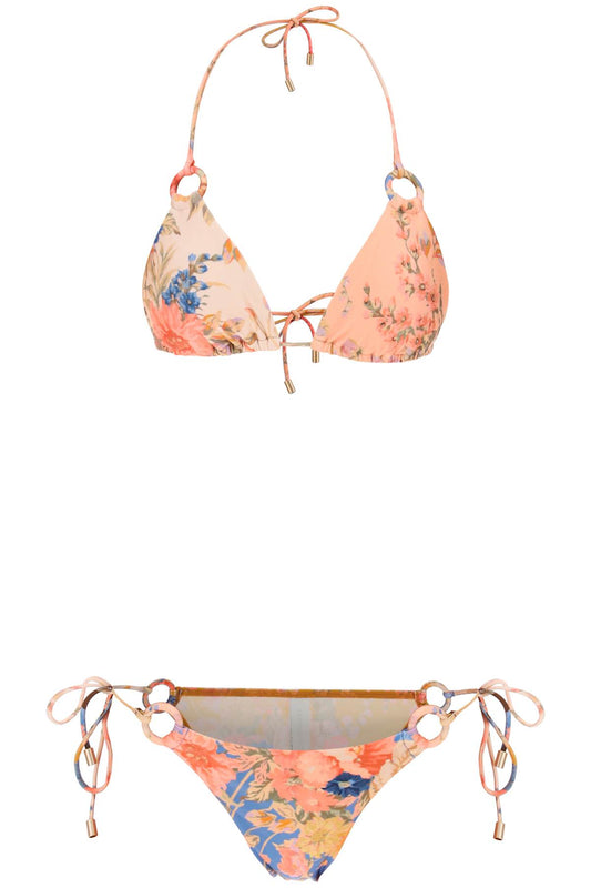 Zimmermann August Spliced Bikini Set   Beige