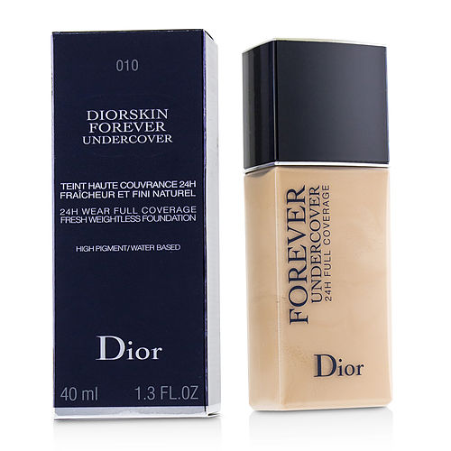 CHRISTIAN DIOR - Diorskin Forever Undercover 24H Wear Full Coverage Water Based Foundation - # 010 Ivory  --40ml/1.3oz