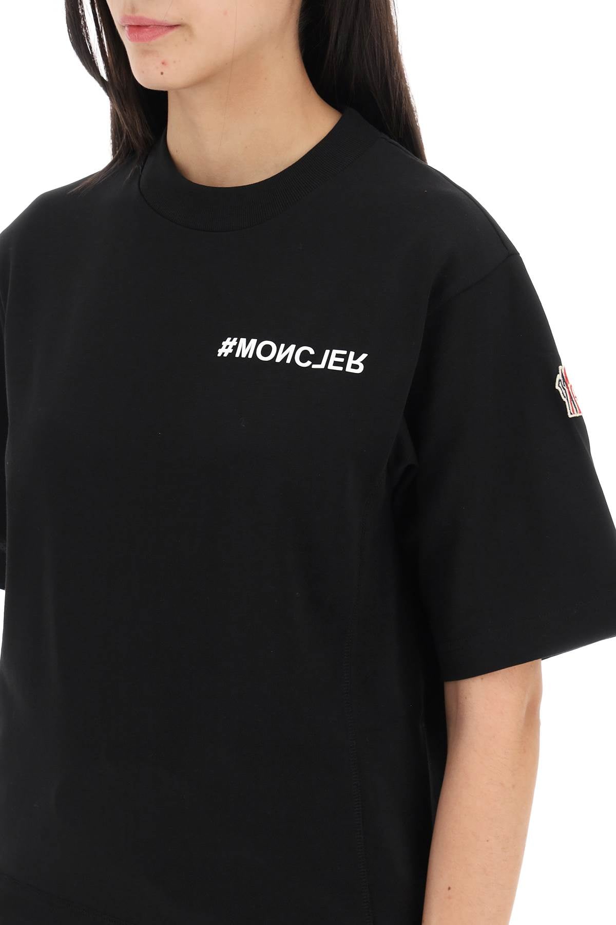 Moncler Grenoble logo-printed loose-fitting