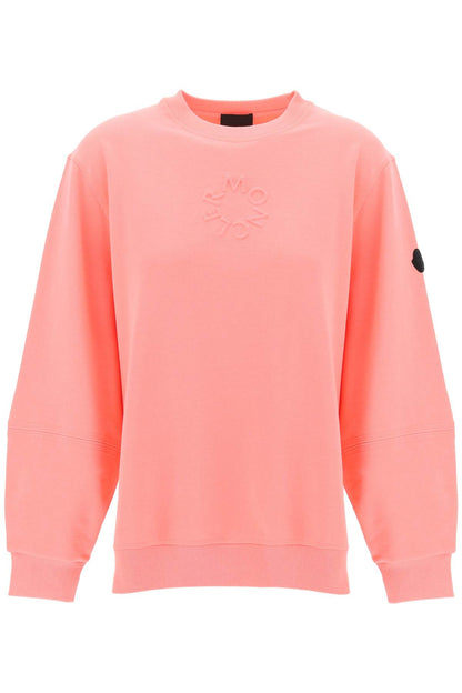 Moncler crewneck sweatshirt with emb