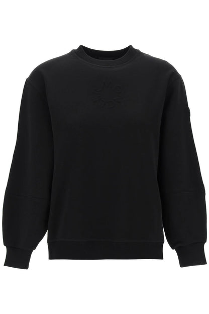 Moncler crewneck sweatshirt with emb