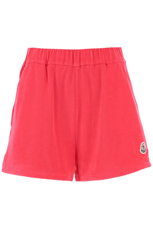 Moncler sweatshorts in terry cloth