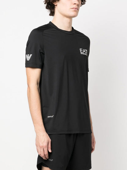 Ea7 T Shirts And Polos Black