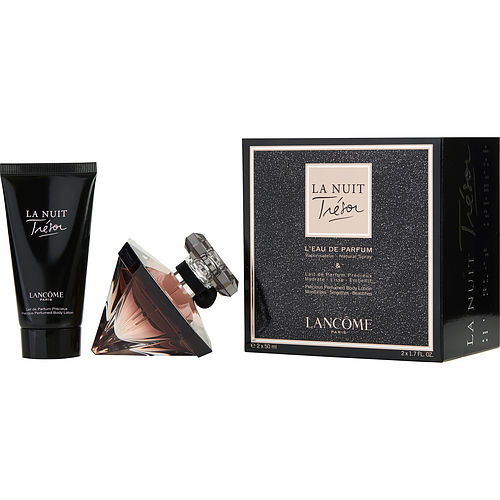 TRESOR LA NUIT - EAU DE PARFUM SPRAY 1.7 OZ & BODY LOTION 1.7 OZ (TRAVEL OFFER)