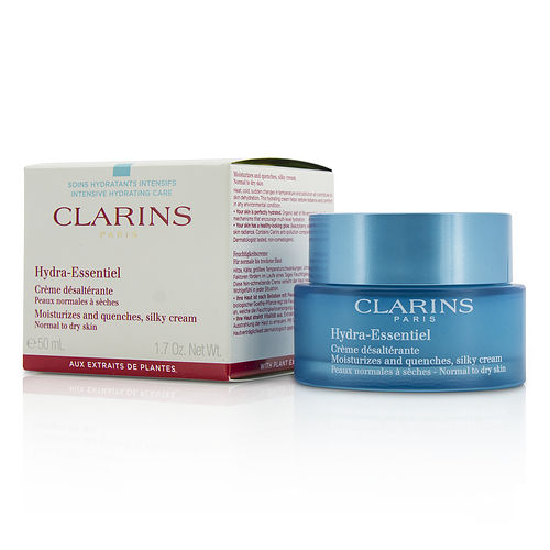 Clarins - Hydra-Essentiel Moisturizes And Quenches Silky Cream - Normal to Dry Skin  --50ml/1.7oz