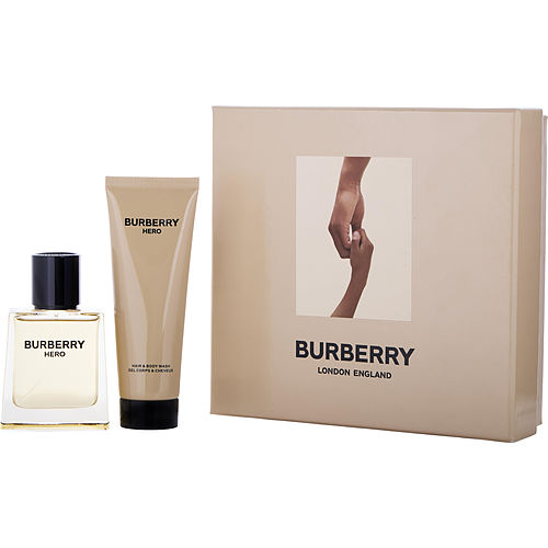 BURBERRY HERO - EDT SPRAY 1.7 OZ & HAIR AND BODY WASH 2.5 OZ