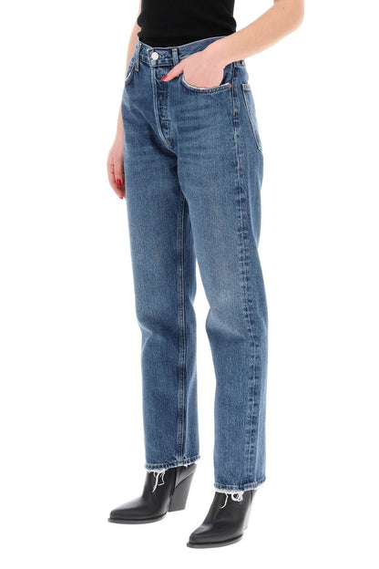 Agolde straight leg jeans from the 90's with high waist