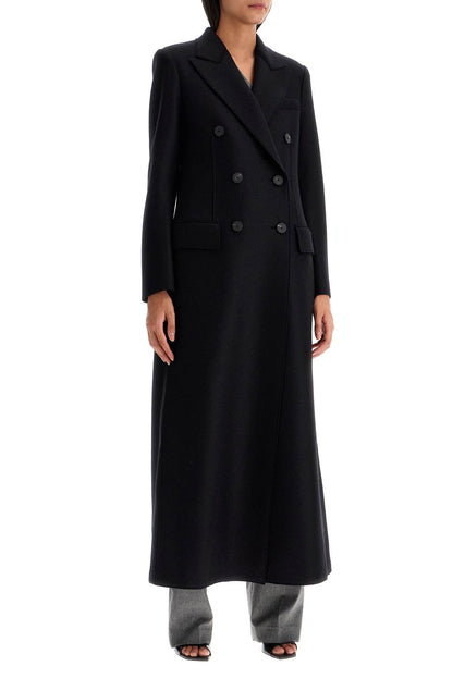 Harris Wharf London double-breasted pressed wool coat