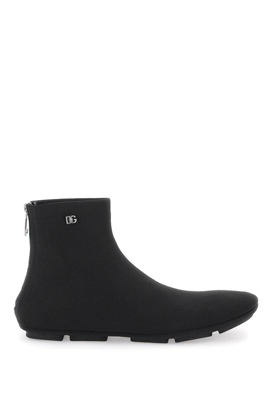 Dolce & Gabbana stretch knit ankle boots