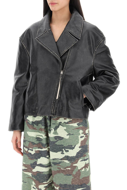 Acne Studios "vintage leather jacket with distressed effect